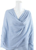 Nursing cover Textured Knit Fabric –Blue - Mums and Bumps