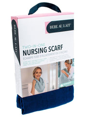 Nursing Scarf Deluxe Muslin - Carmel Bay - Mums and Bumps