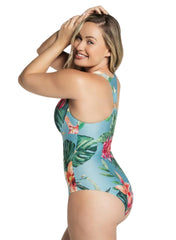 One Piece Swimsuit with Back Detail - Mums and Bumps