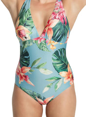 One Piece Swimsuit with Back Detail - Mums and Bumps