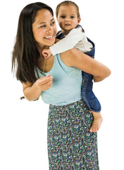 Organic Breastfeeding Vest - Dawn Blue - Mums and Bumps
