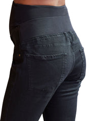 Over the Bump Maternity Relaxed Jeans - Black Wash - Mums and Bumps