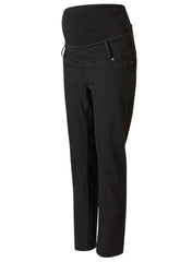 Over the Bump Maternity Relaxed Jeans - Black Wash - Mums and Bumps