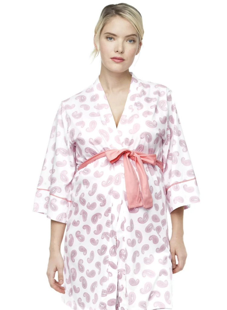 Shop Maternity Printed Sleepshirt and Robe Set Online | Max Oman