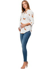 Panarea Maternity Blouse - Fox - Mums and Bumps