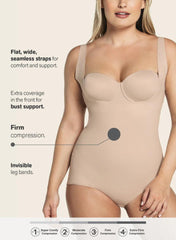 Plunge Back Classic Sculpting Body Shaper - Nude - Mums and Bumps