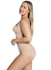 Plunge Back Classic Sculpting Body Shaper - Nude - Mums and Bumps