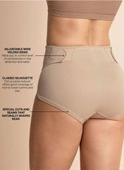 MOVWIN Postpartum Belly Wrap C Section Panties Belly Band Abdominal  Compression Corset Girdle Shorts with Zipper Beige at  Women's  Clothing store