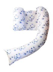 Pregnancy, Support and Feeding Pillow - Blue Orient - Mums and Bumps