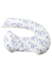 Pregnancy, Support and Feeding Pillow - Blue Orient - Mums and Bumps