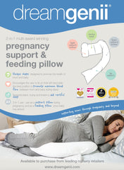 Pregnancy, Support and Feeding Pillow - Blue Orient - Mums and Bumps