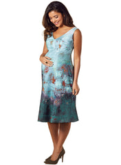 Ria Maternity Dress - Aquatic Ombre - Mums and Bumps