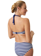 Rimini Blue Stripe Bikini Set Maternity Swimsuit - Mums and Bumps