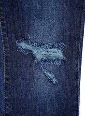 Ronald Maternity Jeans - Medium Stoned Wash - Mums and Bumps