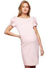 Salisburgo Maternity Dress - Soft Pink - Mums and Bumps