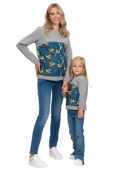 Santa Monica Mother & Daughter Matching Shirt - Berry Foxes - Mums and Bumps