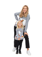 Santa Monica Mother & Daughter Matching Shirt - French Bulldog - Mums and Bumps