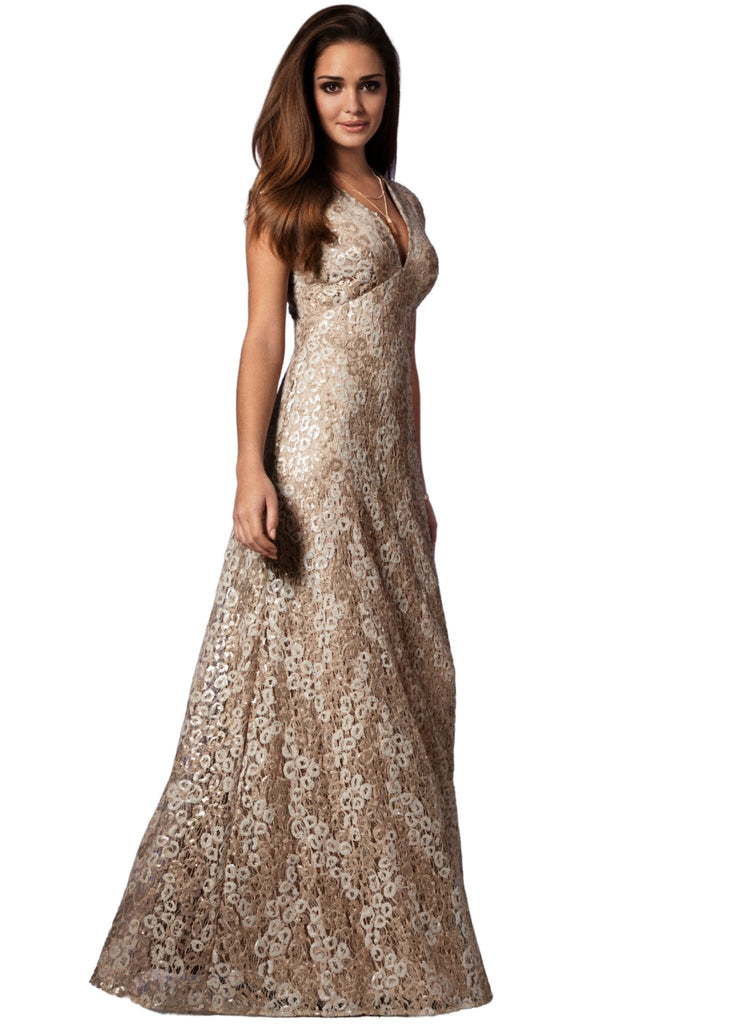 Savannah Evening Gown (Gold Rush) - Evening Dresses, Occasion Wear