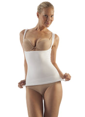 Seamless Body Shaping Vest - Open Bust - Ivory - Mums and Bumps