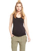 Seamless Maternity Top - Black - Mums and Bumps