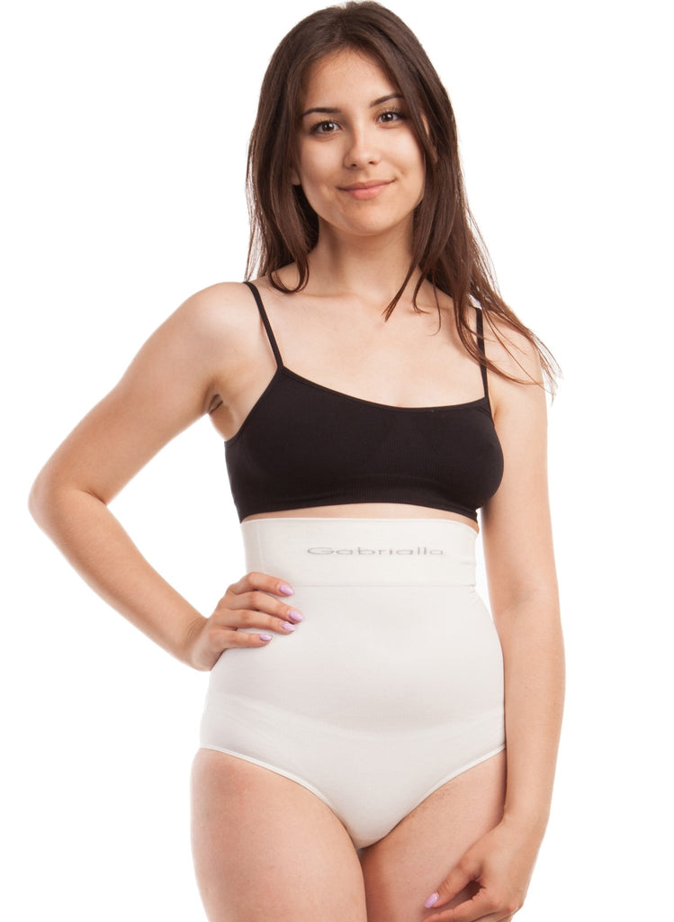 Seamless Milk-Fiber Body Shaping High Waist Shorts - Ivory – Mums and Bumps