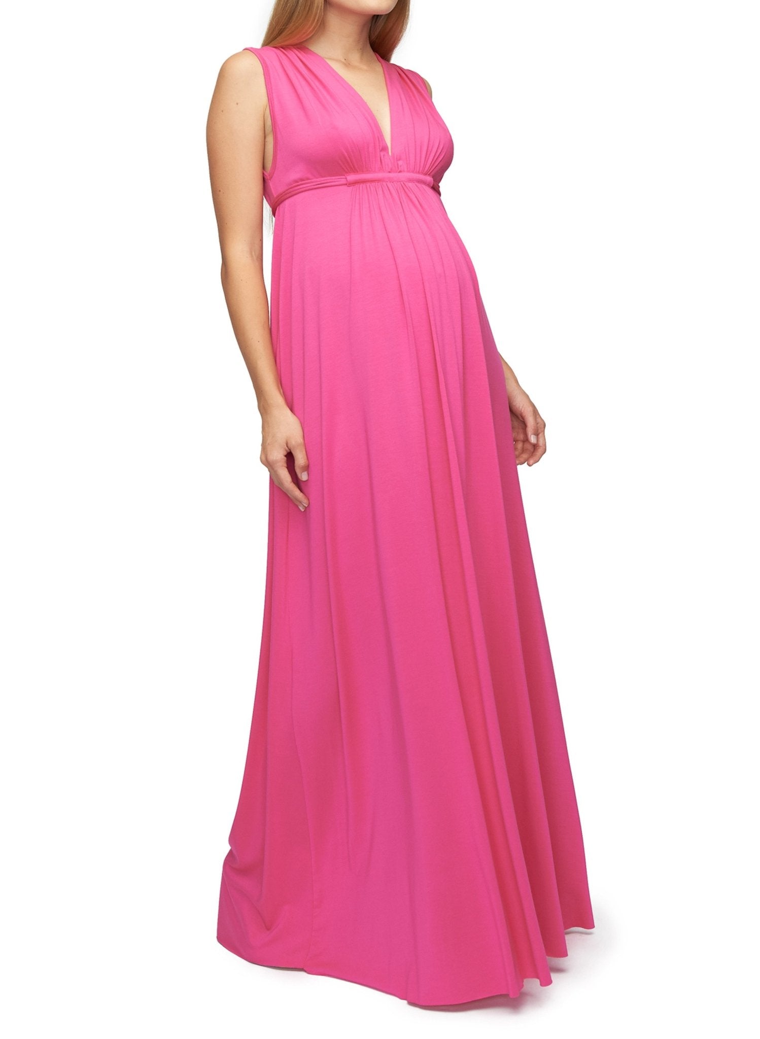 Sleeveless Maternity Caftan Dress