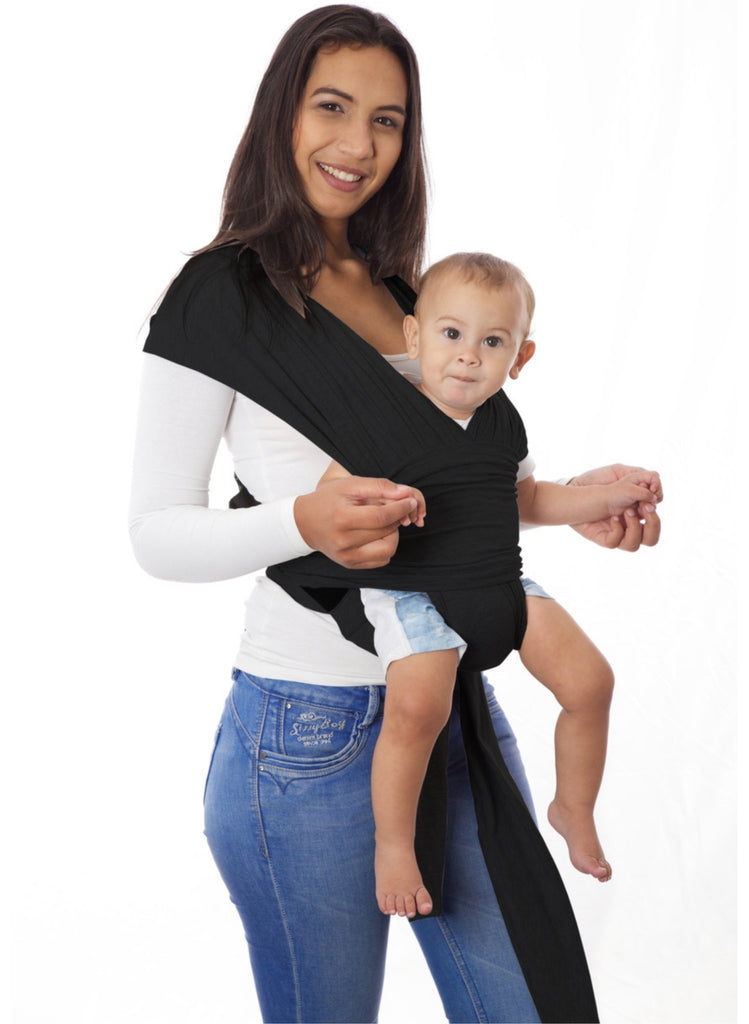 SnuggleRoo Baby Carrier Black Mums and Bumps