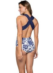 Soft Control Swimsuit with Expandable Straps - Mums and Bumps