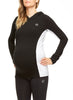 Stability Pull Over Maternity Hoodie - Black/White - Mums and Bumps