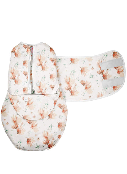 Starter 2-Way Swaddle (0-3M) - Blush Blossom