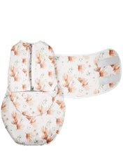 Starter 2-Way Swaddle (0-3M) - Blush Blossom - Mums and Bumps