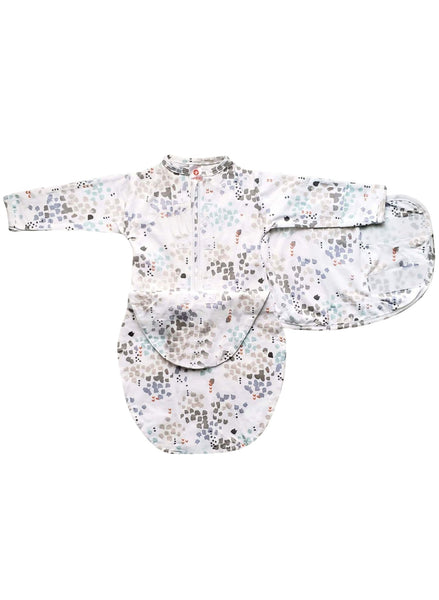 Starter Swaddle with Long Sleeves (0-3M) - Disperse