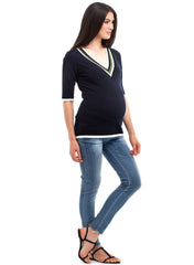 Steffi Maternity Top - Blue-Green - Mums and Bumps