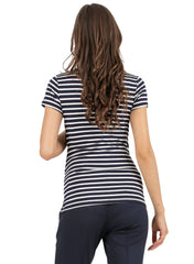 Striped Maternity and Nursing Top - Mums and Bumps