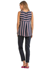 Striped Maternity Top with Retro Style - Mums and Bumps