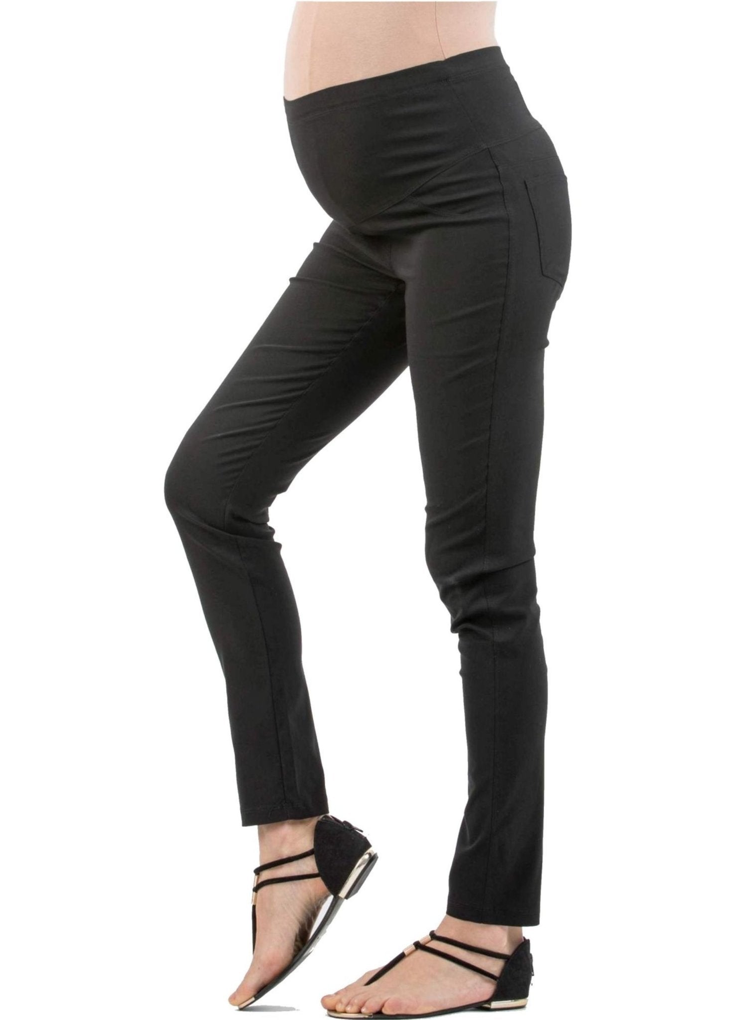 Super Comfortable Maternity Trousers - Black - Mums and Bumps