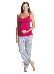 Super Mom Maternity & Nursing Pajama Set - Mums and Bumps