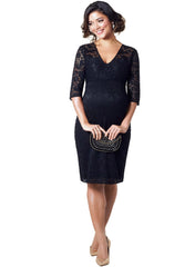 Suzie Maternity Dress- Black - Mums and Bumps