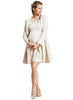Tara Maternity Coat - Off White - Mums and Bumps