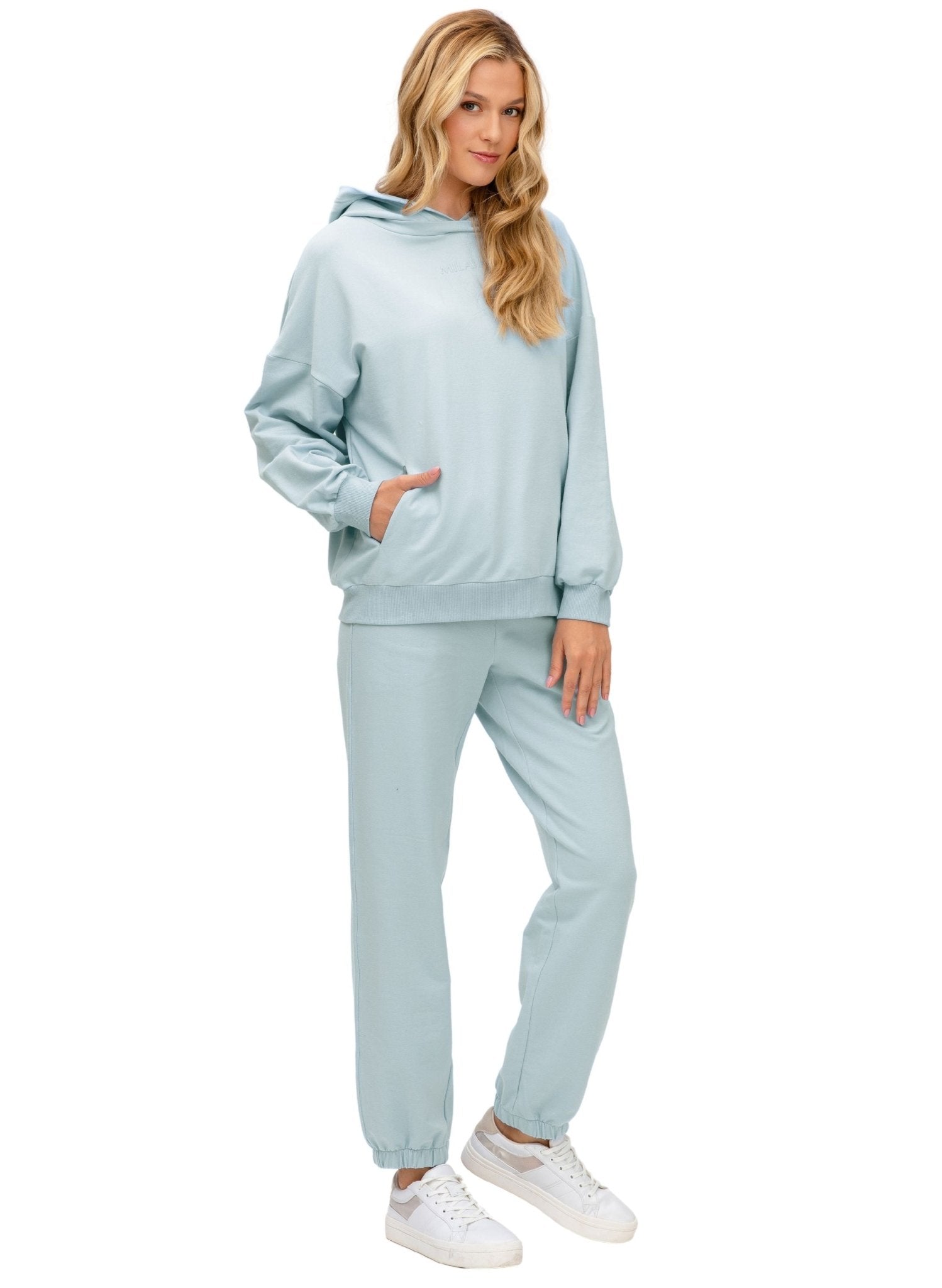 The Cozy Maternity Tracksuit - Milky Mint - Mums and Bumps