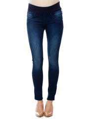 Tight Jeggings Maternity Jeans - Blue Wash - Mums and Bumps