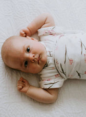 Transitional 2-Way Swaddle Out (3-6M) - Clustered Flowers - Mums and Bumps