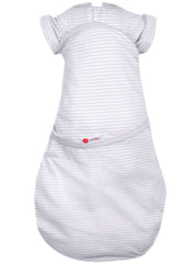 Transitional 2-Way Swaddle Out (3-6M) - Gray Stripe - Mums and Bumps
