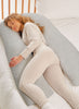 U-Shaped Pregnancy Pillow - Grey - Mums and Bumps