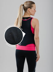 Ultimate Sportswear Maternity Top - Pink/Black - Mums and Bumps