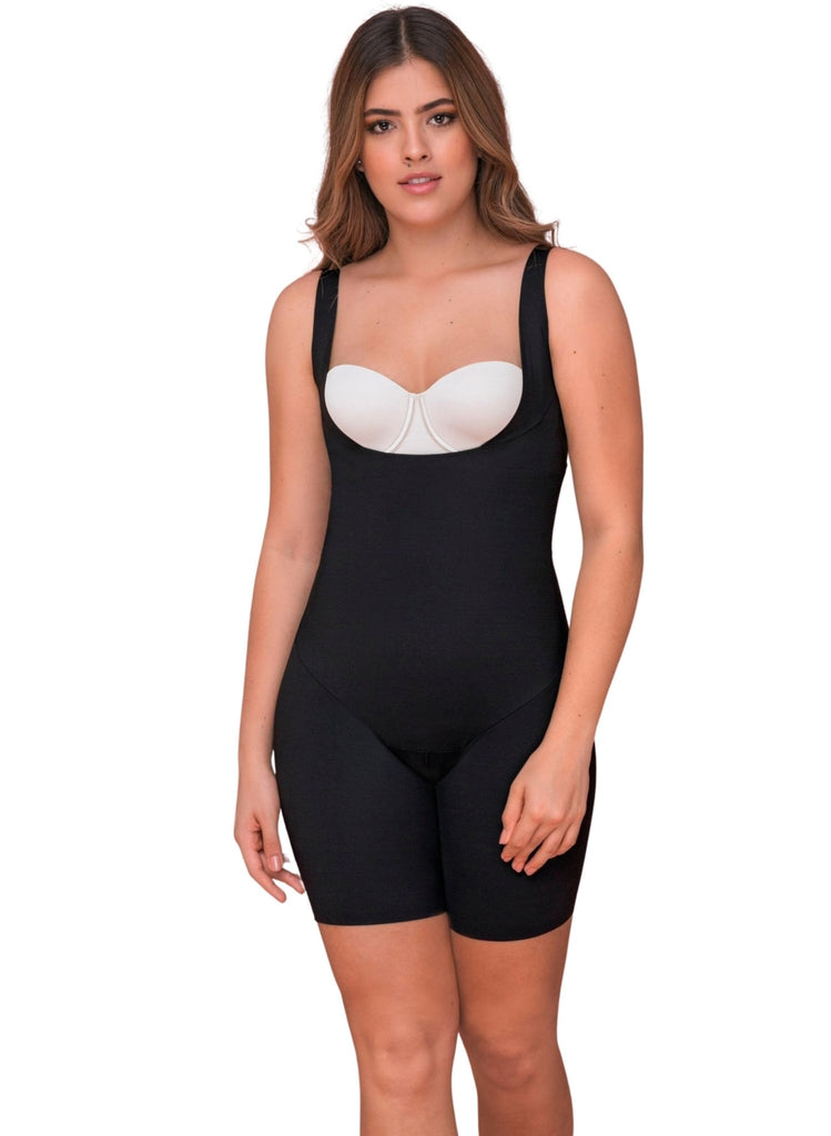 Undetectable Step-In Mid-Thigh Body Shaper - Black