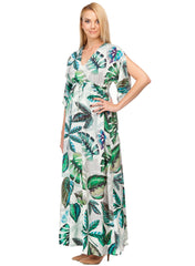 Verbena Maternity Dress - Leaves - Mums and Bumps
