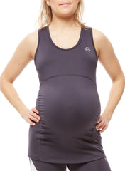 Vitality Maternity Tank Top - Grey - Mums and Bumps
