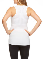 Vitality Maternity Tank Top - White - Mums and Bumps