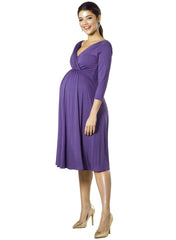 Willow Maternity Dress - Grape - Mums and Bumps